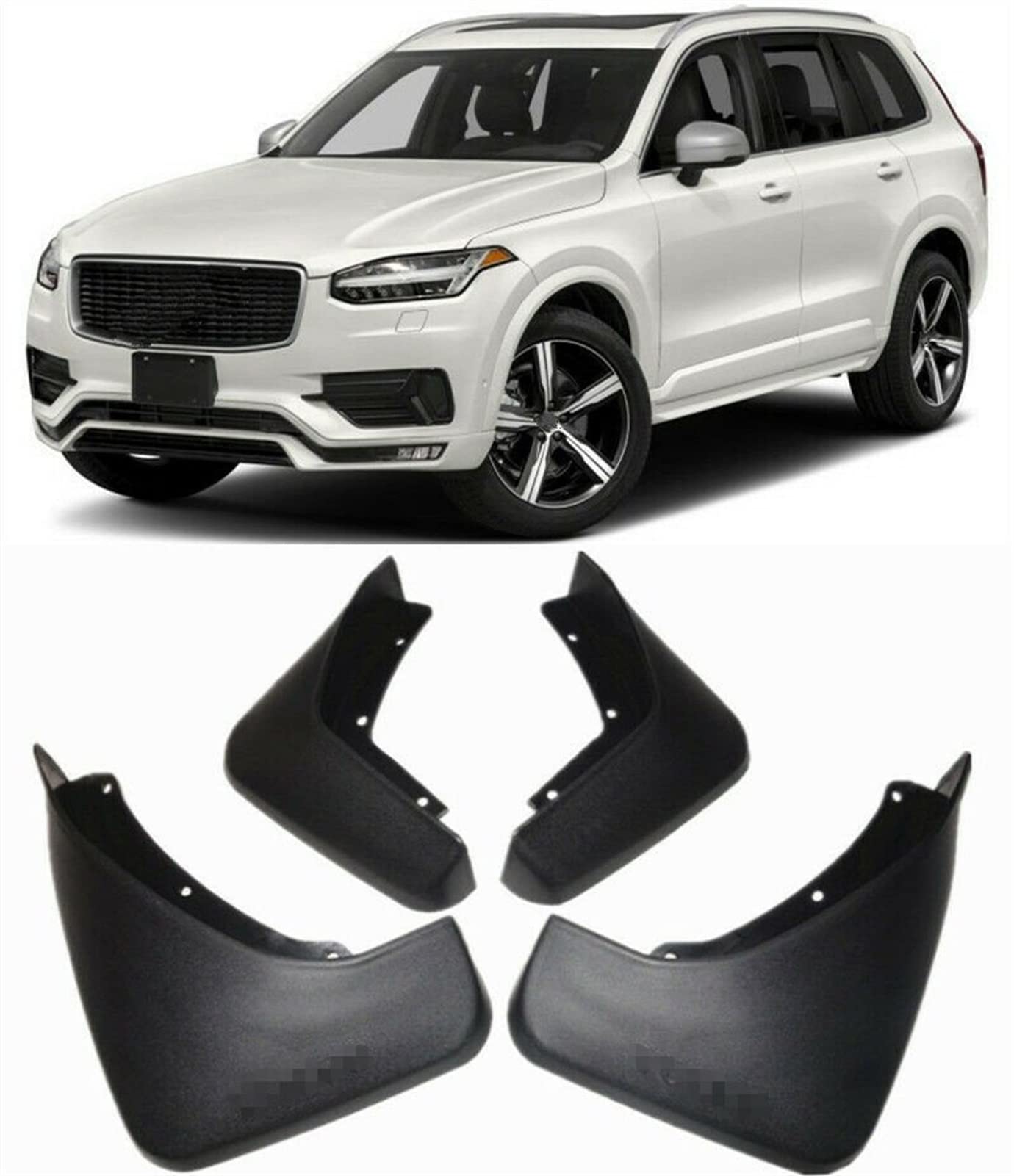 Garde-Boue pour Rouler sous la Pluie en Volvo XC90 2015-2019