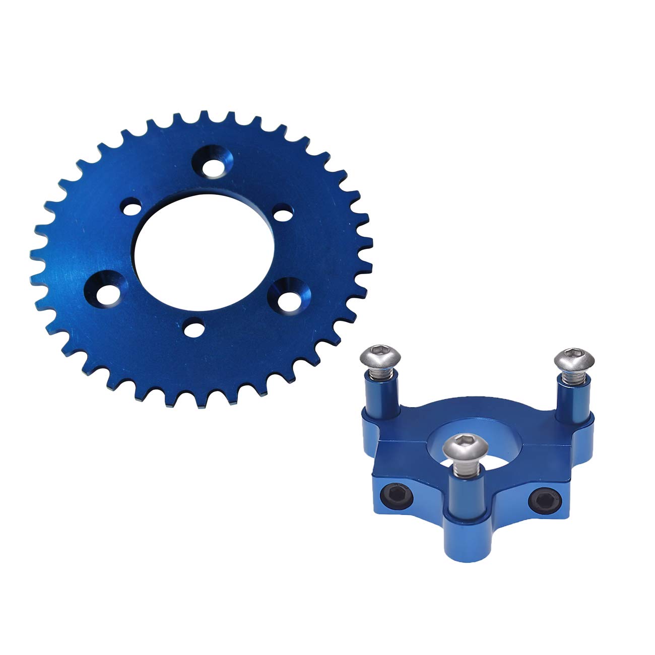 Roda de roda Sthus CNC 36T com adaptador de 3,8 cm para bicicleta