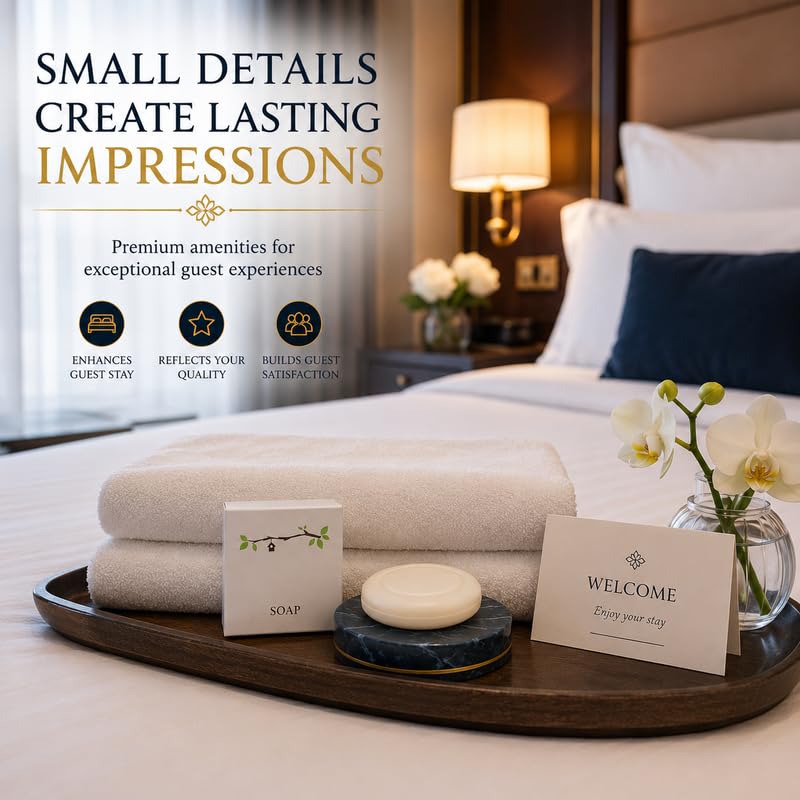 Purely Serene Shea Butter Hotel Guest Soap 20g Pack of 200 | Moisturising Mini Bath Soap | Individually Wrapped Bulk Amenities for Hotels, Resorts, PG, Airbnb 4