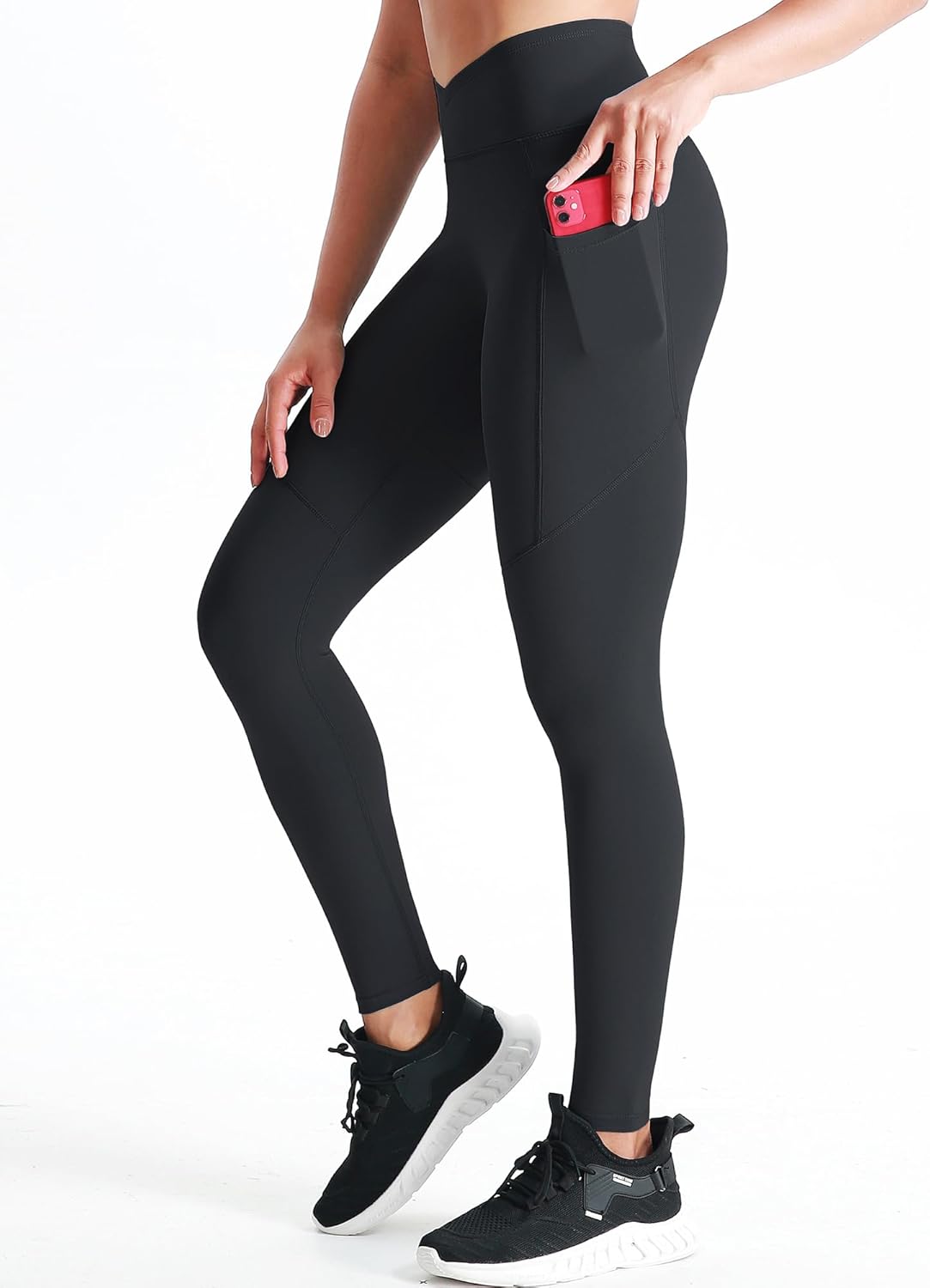 NELEUS Women's Yoga Pant Tummy Control High Waist Running Leggings with Pocket - Image 6