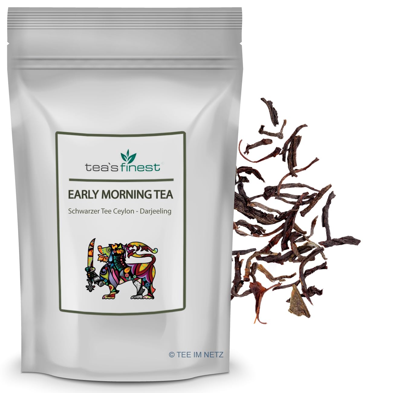 tea`s finest Early Morning Tea (Ceylon-/Darjeeling* Blend) (1000 Gramm)