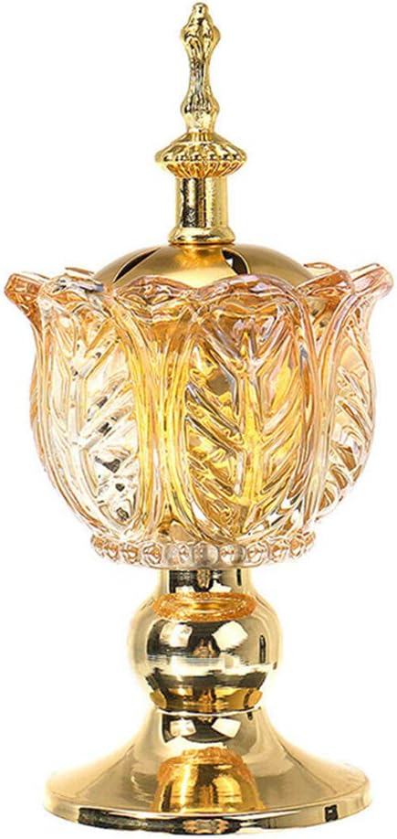 Arabian Incense Holder for Bakhoor Oud Incense Sticks Cones Home Desk Crafts