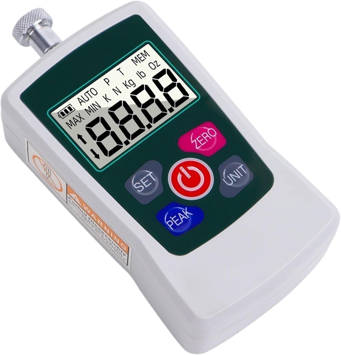500N Digital Display Push-Pull Force Gauge Portable Dynamometer High Precision Backlight Electronic Push Pull Tester Meter Tools Simply and Convenient
