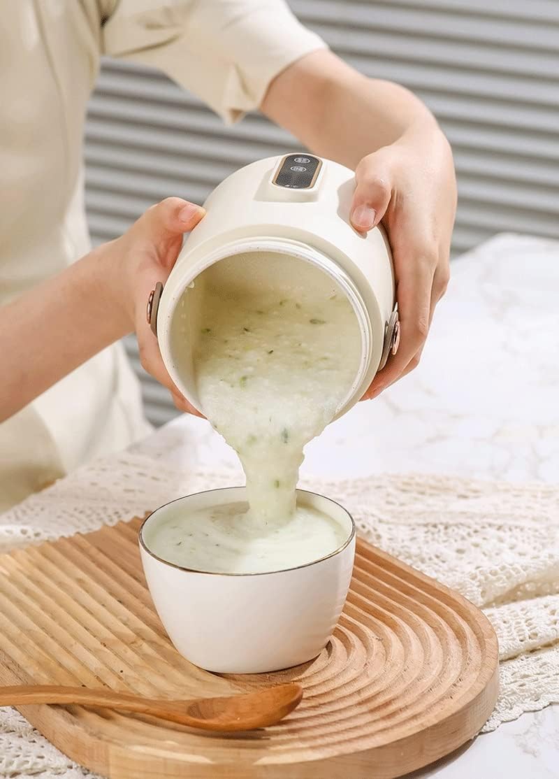 110V Electric Kettle Stew Hot Pot Soup Porridge Slow Cooker Rice Cooking Heating Lunch Box Food Warmer