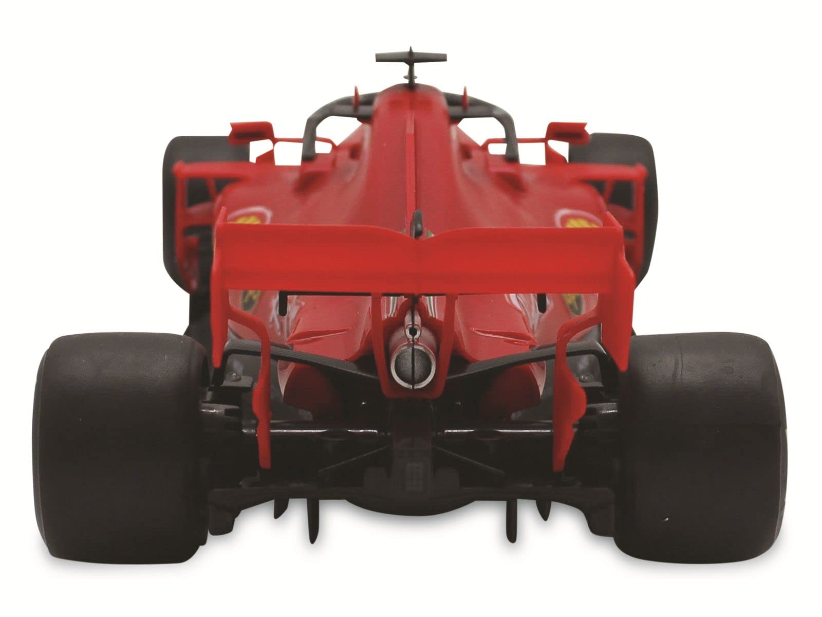 Ferrari SF 1000 1:16, 2,4 GHz zestaw do montażu – części są nakładane, nie są wymagane żadne narzędzia ani klejenie, wierne odwzorowanie szczegółów, otwieranie drzwi ręcznie