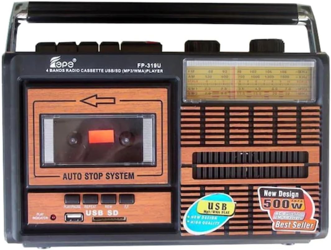 Tepe Fp-319bt Nostaljik Bt+Usb+Sd+Fm Kaset Çalar Radyo