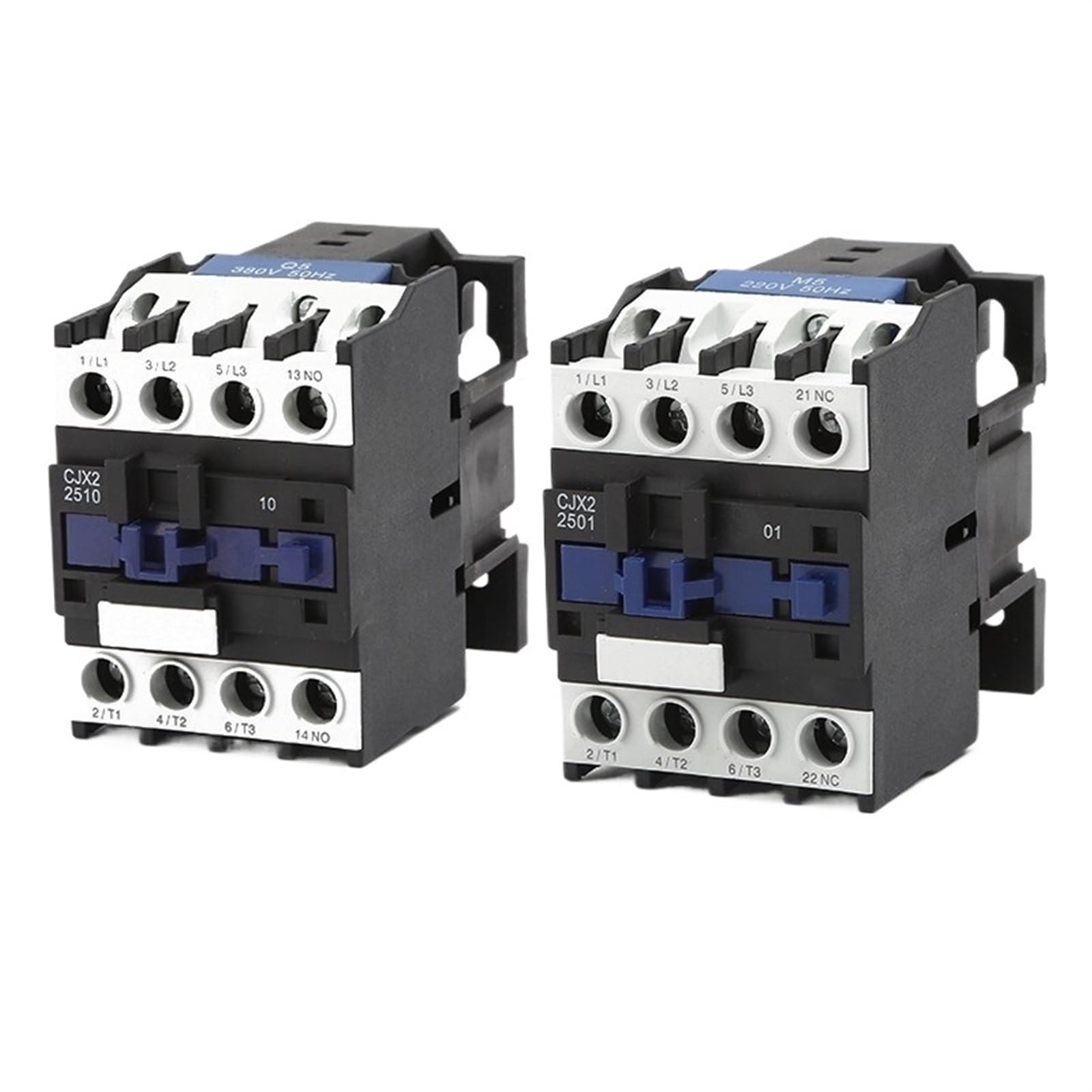 HYRBNSDLK CJX2-2510 AC contactor 2501 25A 380V 220V 110V 36V Small Switch(2-2501/AC24V)