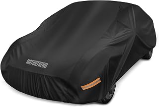 MotorTrend SafeKeeper Waterproof 6-Layer All-Weather Car Cover for Sedans Up to 210" - UV Rain Snow Protection