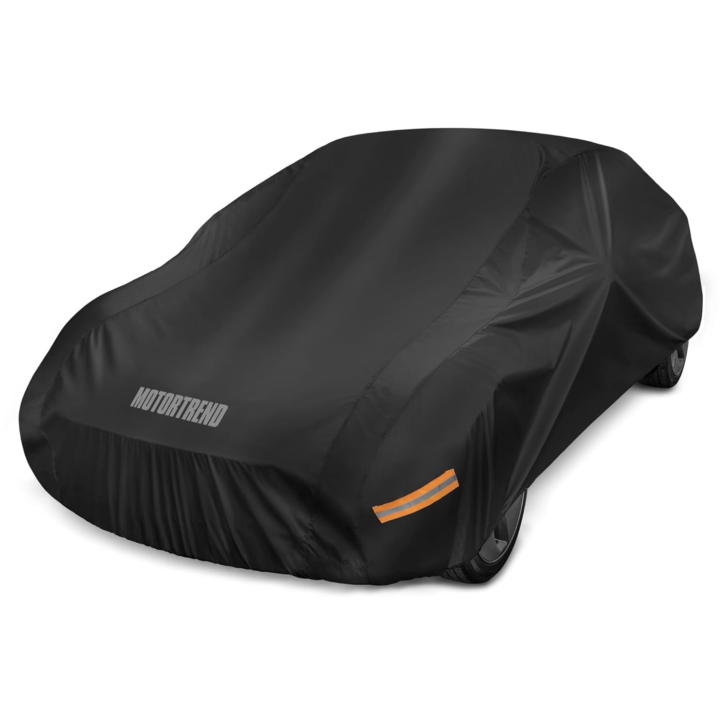 Motor Trend SafeKeeper All Weather Black Car Cover - Advanced Protection Formula - Waterproof 6-Layer for Outdoor Use