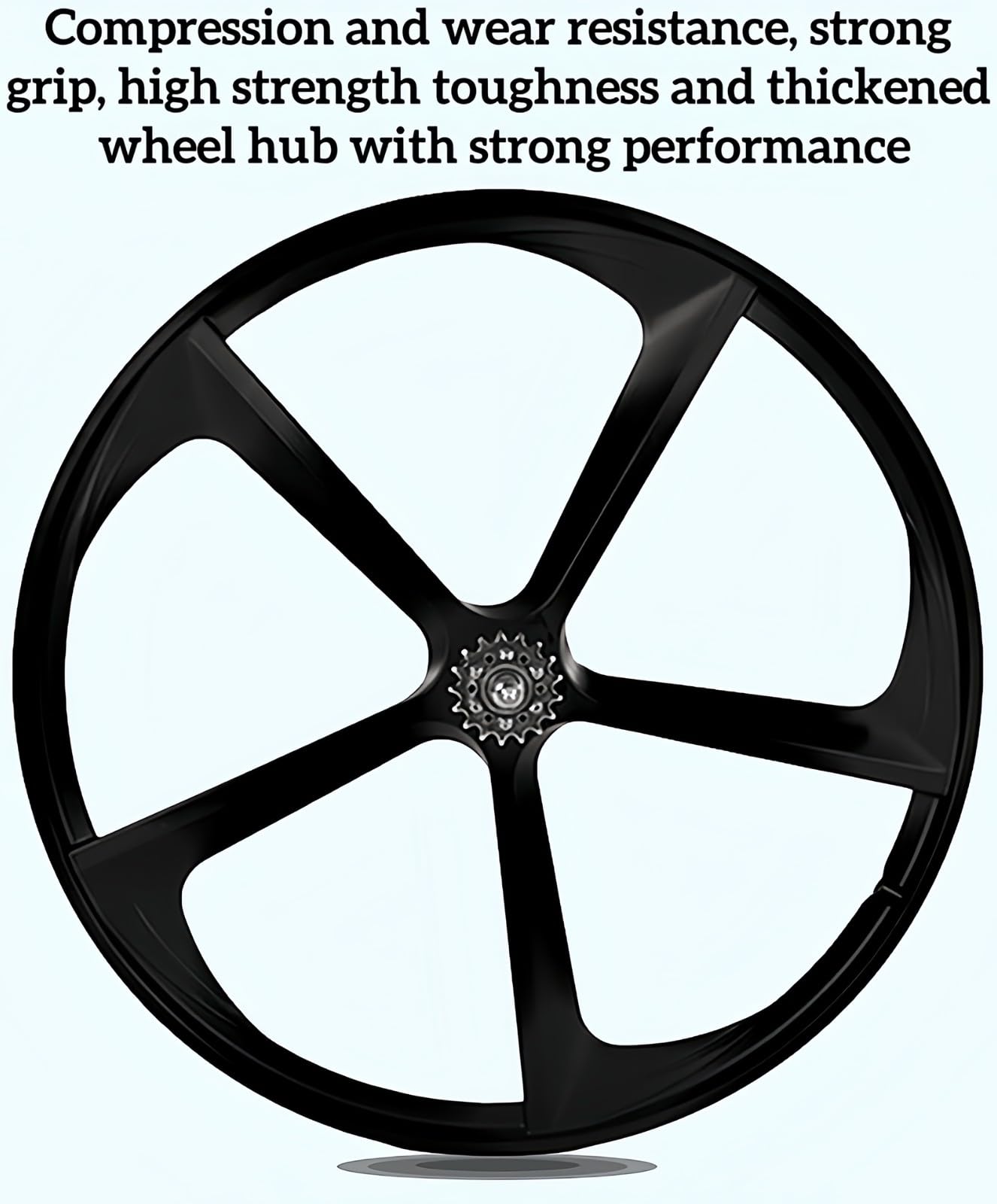 Koła rowerowe z 5 szprychami 700C (23C-25C), rowery szosowe, najlżejszy i najbardziej wytrzymały materiał ze stopu magnezu felgi rowerowe