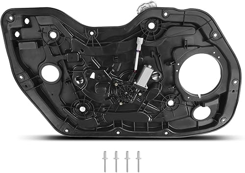 Miniatura 9 de YHTAUTO Elevalunas eléctrico delantero lado del conductor con conjunto de motor de 2 pines y panel de puerta interior para Hyundai Elantra