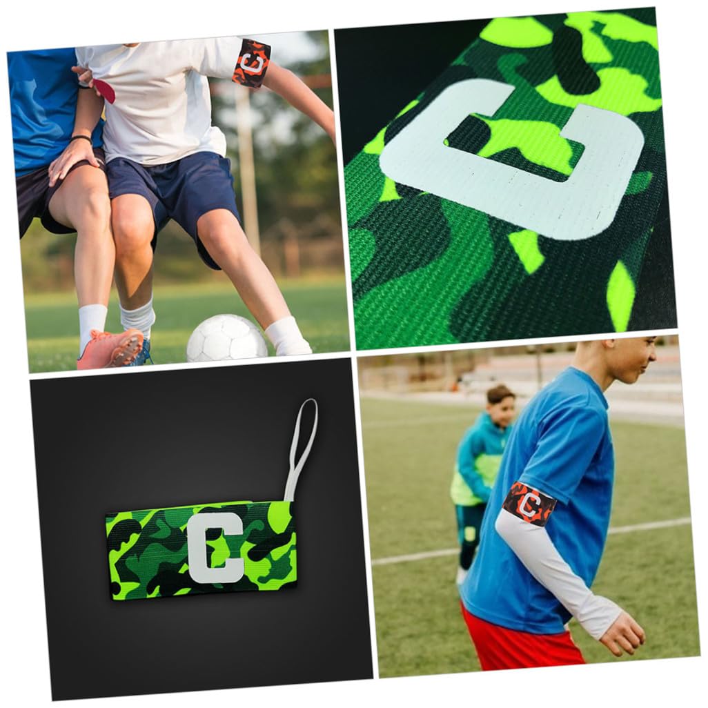 Abaodam Cinghia da Braccio del di Calcio Supporto Elastico Fasce da Braccio Imbottito Bracciali Elastici da Calcio Braccialetti per Lo Sport Nylon