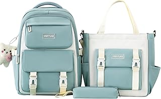 Sponsored You’re seeing this ad based on the product’s relevance to your search query.Learn more about this advertisement Amythe YY622 School Backpack Set for Girls, 3 Pieces, 2025 School Bag with Shoulder Bag, Pencil Case for School Travel, School Bag Casual, Green