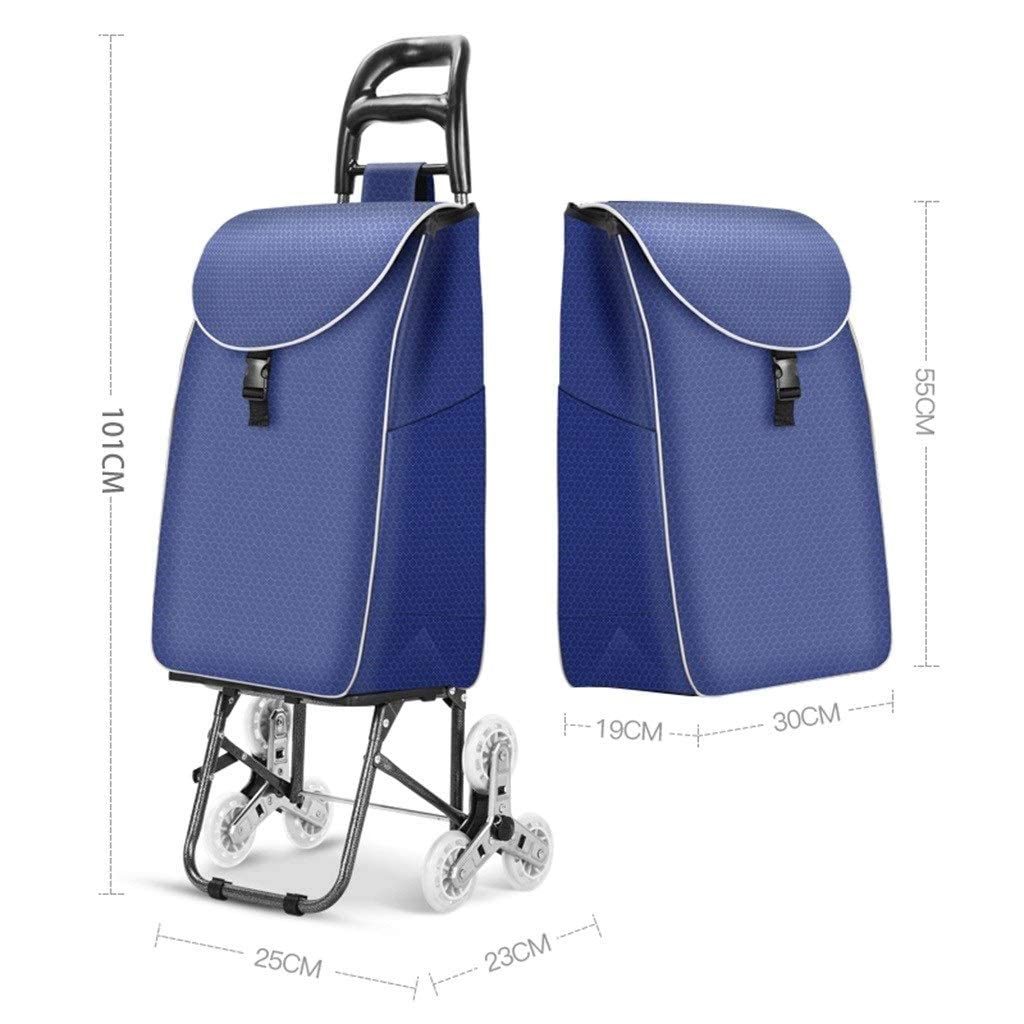 Carrelli elevatori Carrello Blu in Salita Carrello per la Spesa per la casa Carrello per la Spesa Pieghevole Carrello Piccolo Modello Carrello 5 opzioni di Colore