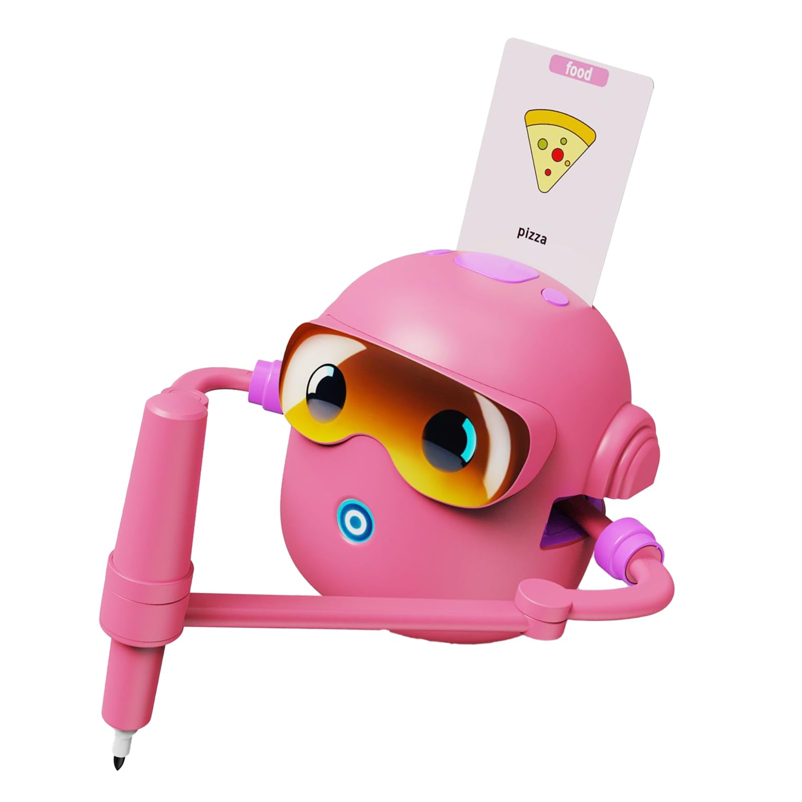 Walfront Robot Rysujący dla Dzieci Zabawka Edukacyjna STEM ze 100 Kartami Rozpoznawania 12 Kolorowych Długopisów Interaktywna Maszyna Edukacyjna Sterowana Głosem dla Chłopców Dziewczęta w