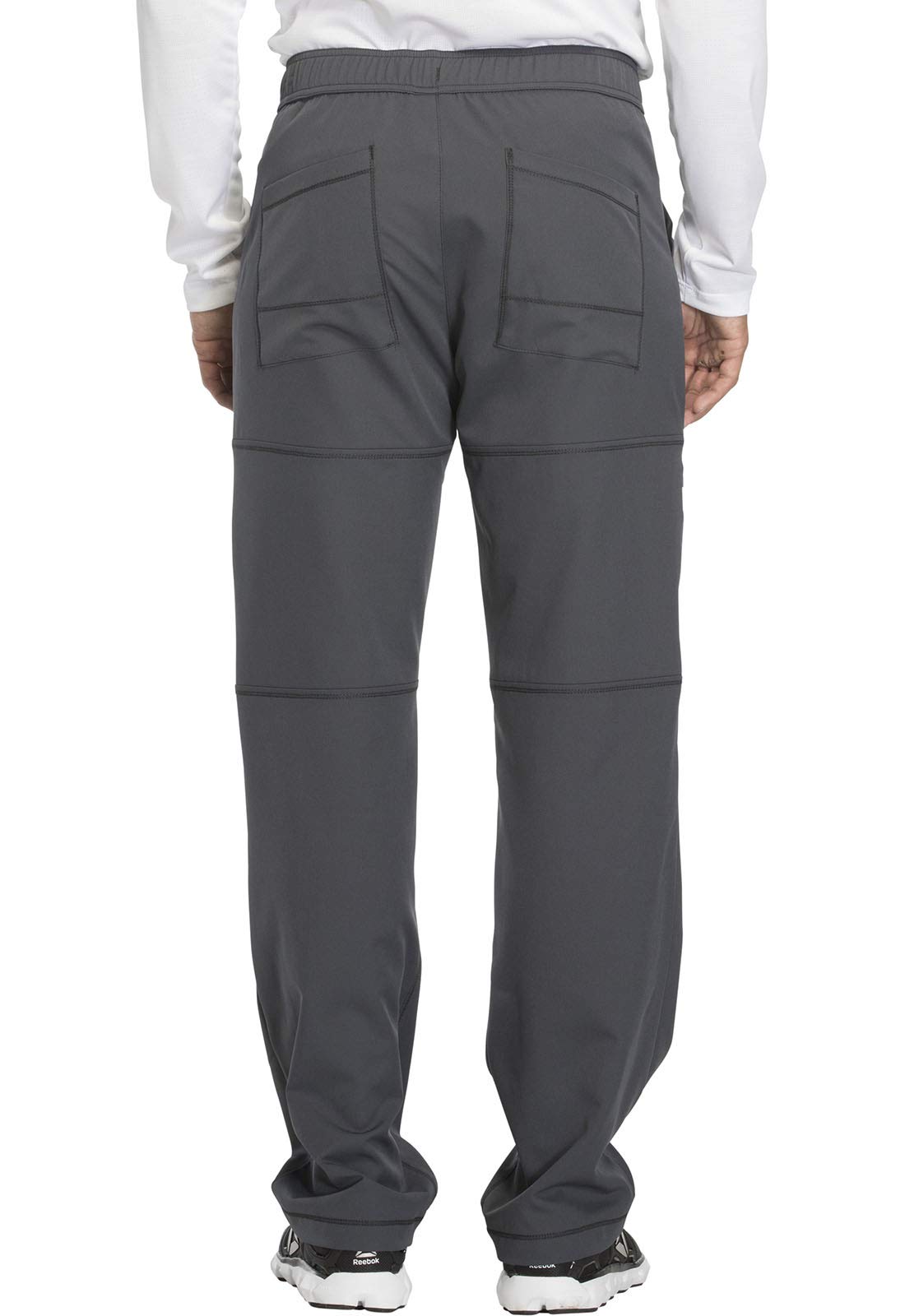 Dickies Dynamix Scrub spodnie dla mężczyzn z zamkiem błyskawicznym, inspirowane sportowym stretchem w czterech kierunkach i odprowadzającymi wilgoć DK110