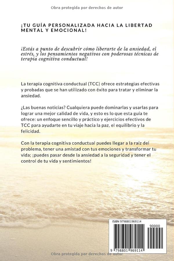 Vista 2 de Terapia cognitivo- conductual sana tu vida! 5 pasos poderosos para superar la ansiedad y las emociones negativas (Spanish Edition)