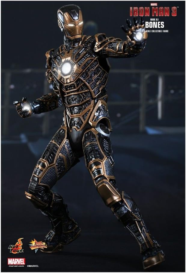 Iron Man 3 Movie Masterpiece Iron Man Mark 41 Bones 1/6 Collectible Figure (Hot Toys)
