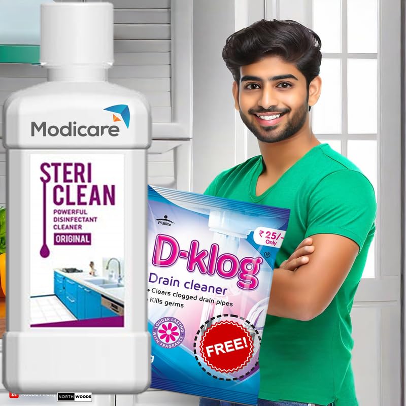 Stericlean Powerful Disinfectant Cleaner Modicare Products (Original)-500 ml (B0CCLFD81Z) Amazon Price History, Amazon Price Tracker