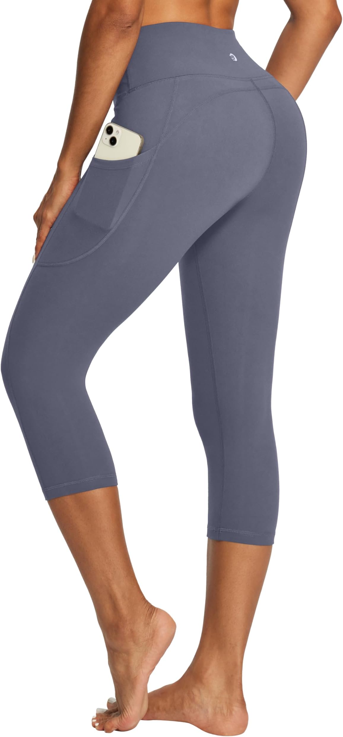 High Waisted Yoga Pants for Women with Pockets Capri Leggings for Women Workout Leggings for Women Yoga Capris