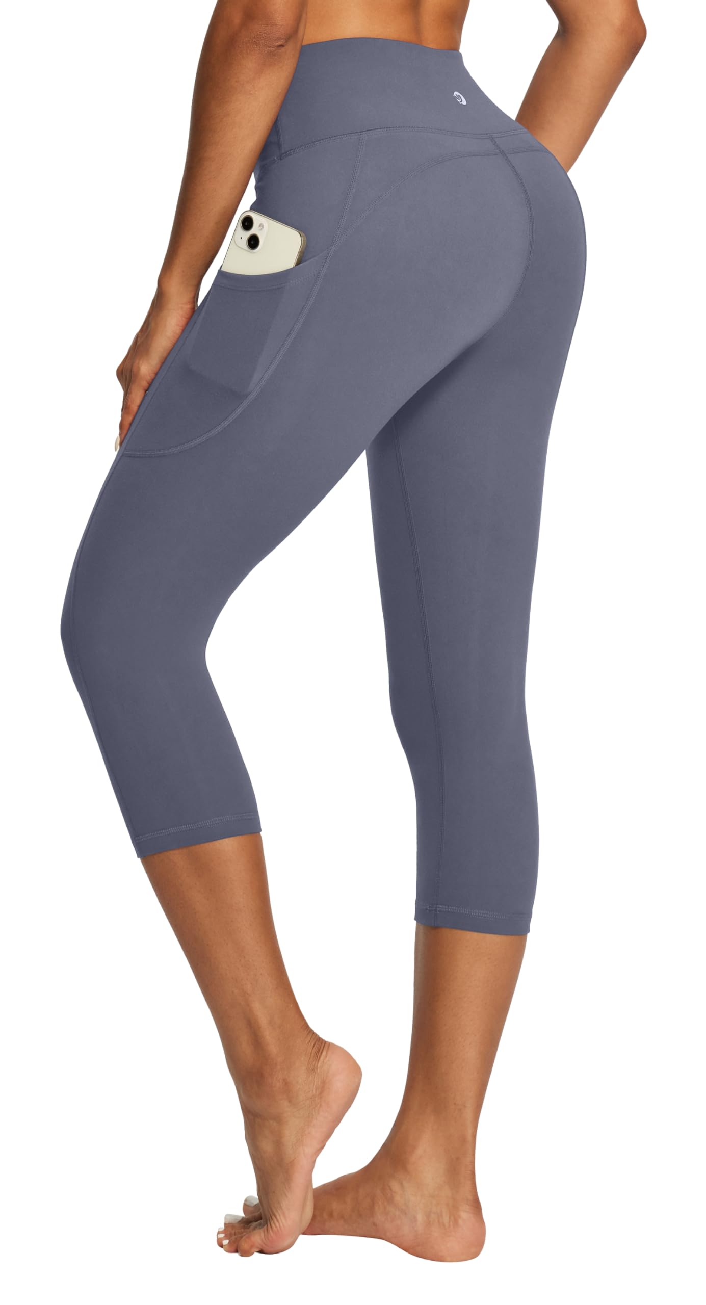 High Waisted Yoga Pants for Women with Pockets Capri Leggings for Women Workout Leggings for Women Yoga Capris