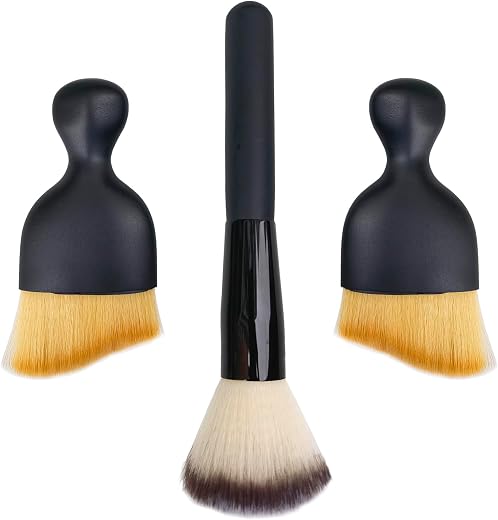 3 Pack Exquisite Microfiber Duster Brushes, Feather Duster,Car Interior Cleaning Brush - Cleaning Tool Efficient Dust Remo... Price in India