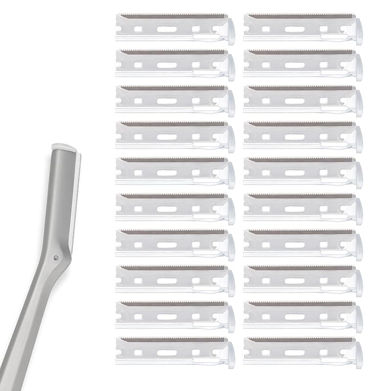 Lâminas de reposição para aparelho facial compatíveis com Twee zerman, aço inoxidável, Pacote com 20