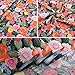Hanjunzhao Multicolor Floral Print Quilting Fabric, Pre-Cut Fat Quarters Fabric Bundles,18 x 22 inches