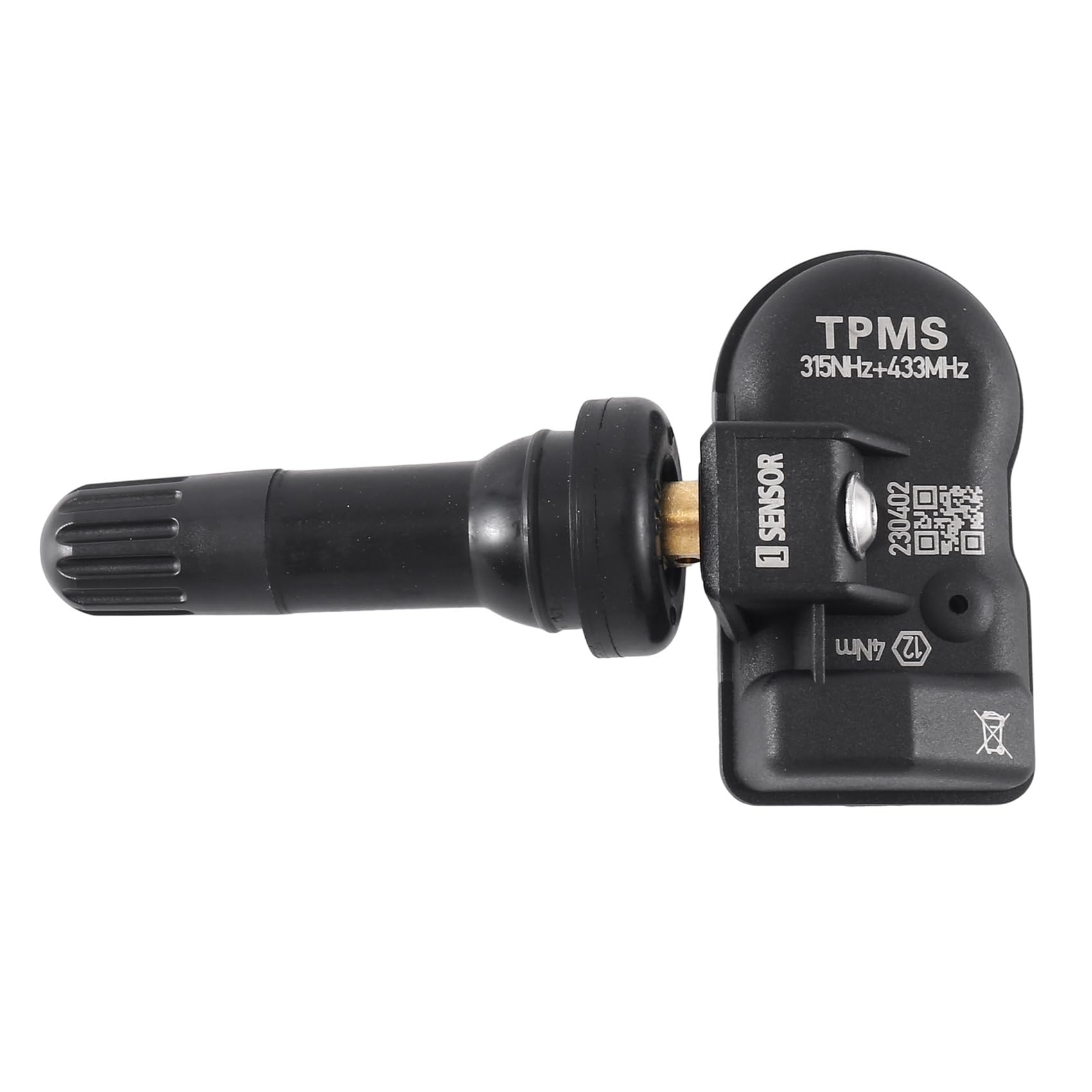 8Pcs Capteur de Pression des Pneus Programmable MX Sensor 315MHZ+433MHz 2 en 1 Système de Surveillance des Capteurs de Pression des Pneus Outil Universel et Modifiable TPMS- de Remplacem