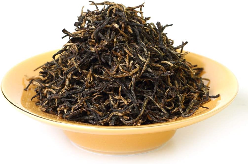 GOARTEA Jinjunmei Black Tea - 50g 1.76oz Chinese Fujian Jin Jun Mei - Golden Beautiful Eyebrow Loose Leaf Tea - Golden Buds