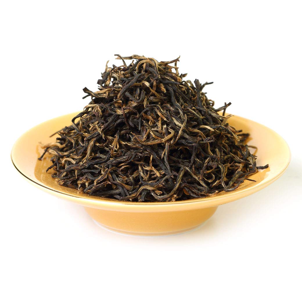 GOARTEA Jinjunmei Black Tea - 250g / 8.8oz Chinese Fujian Jin Jun Mei - Golden Beautiful Eyebrow Loose Leaf Tea - Golden Buds