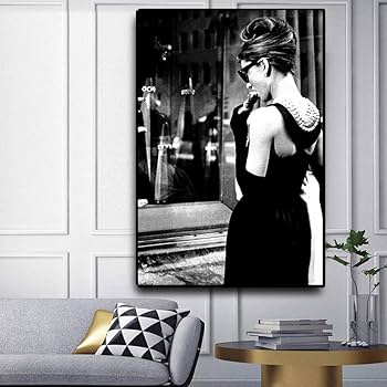 オードリーヘップバーンポスターシルバーフレーム オードリーヘップバーンポスターシルバーフレーム オードリー