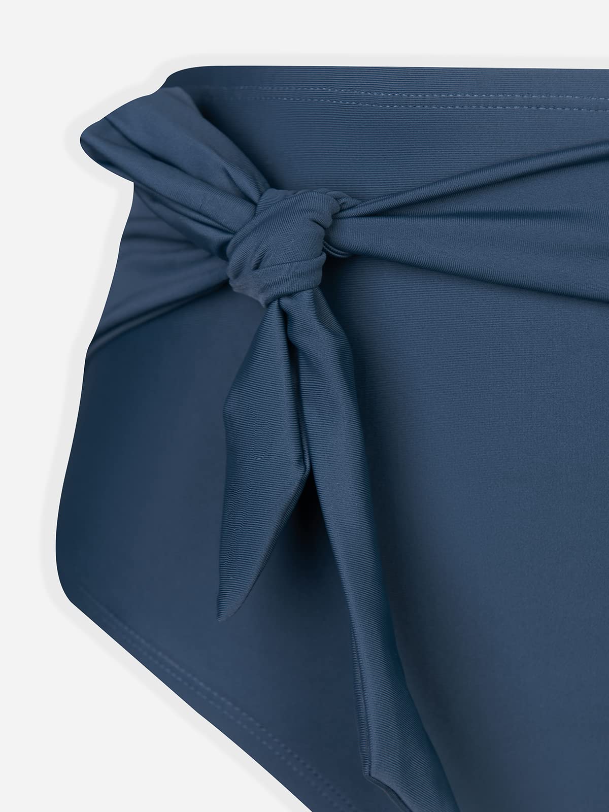 CUPSHE Maillot de bain grande taille pour femme - Taille haute enveloppé sur le devant - Bas noué dans le dos