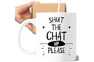 Funny Funny Lips Mouth Gift for Sarcasm Lovers: Hilarious Cat Mug for...