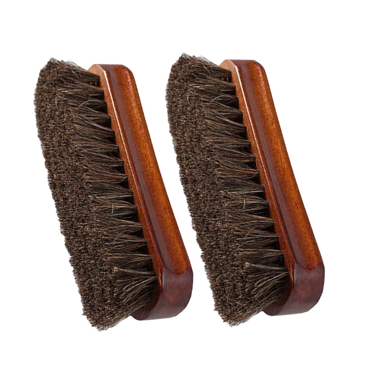 3 Set Spazzola Per in Legno Cavallo Polacco Pulitore Per Scarpe Spazzola Da Scarpe Spazzole Per Per Lucidare Spazzola Per Stivali Di Legno 2 Pezzi*3