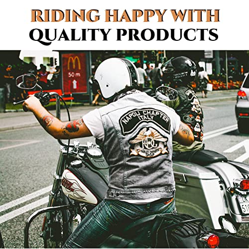 SHARKROAD Chrome 4.5” Slip On Mufflers for Harley 1995-2016 Touring Road King, Steet Glide, Road Glide, Electra Glide, 21CC