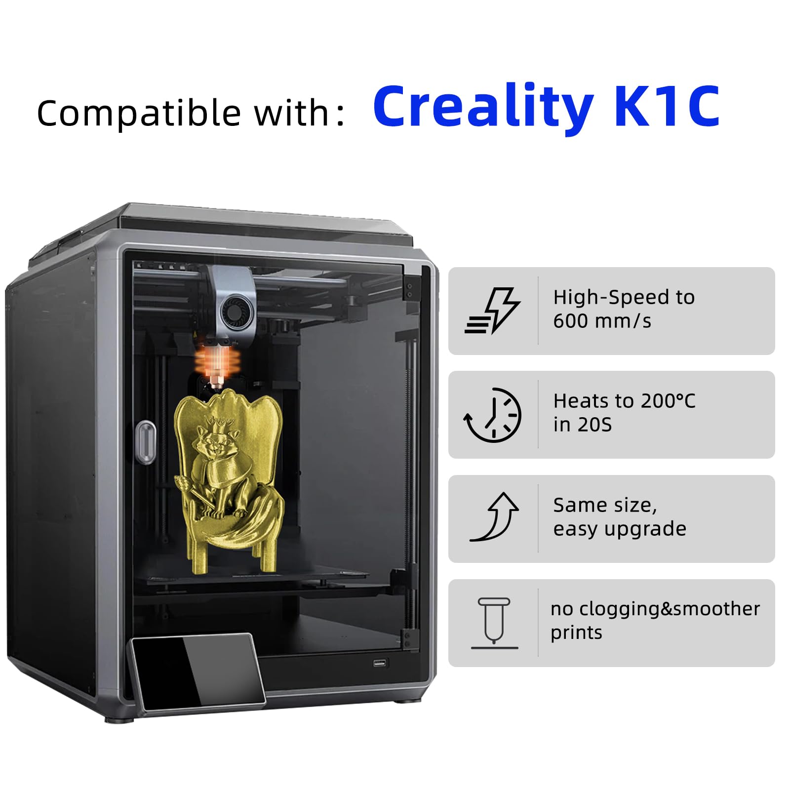 CREALITY K1C 稼動品 おまけ付き CREALITY K1C 稼動品 おまけ付き
