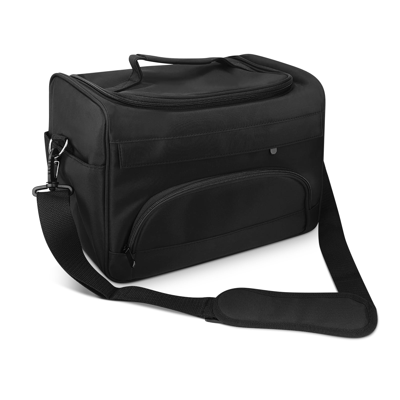 Borsa Trasporto Parrucchiere con Tracolla Regolabile Grande Borsa Organizzata Multi Strato per Attrezzatura Capelli Portatile Viaggio