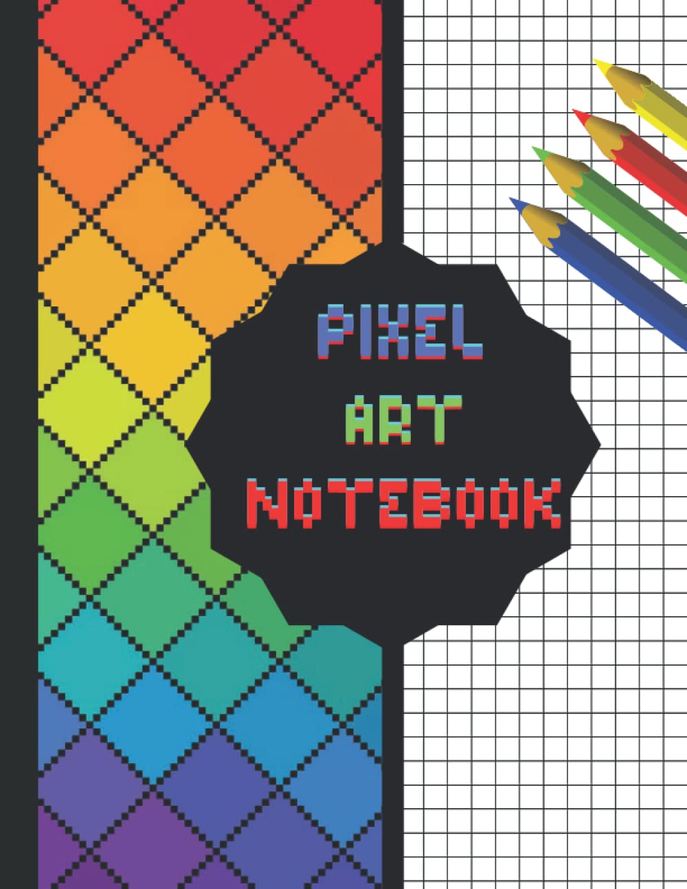 Buy Pixel Art Coloring pixel art perfect sketchbook for practicing