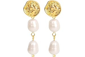 Round Pearl Earrings -- Perfect for Your Special Day
