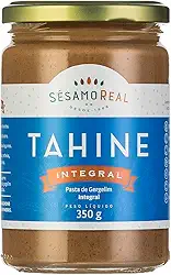 Tahine Integral 350g | 100% Natural, Vegano, Sem Glúten e Sem Lactose | Fonte de Fibras e Cálcio | Moído em Pedra – Sésamo Real
