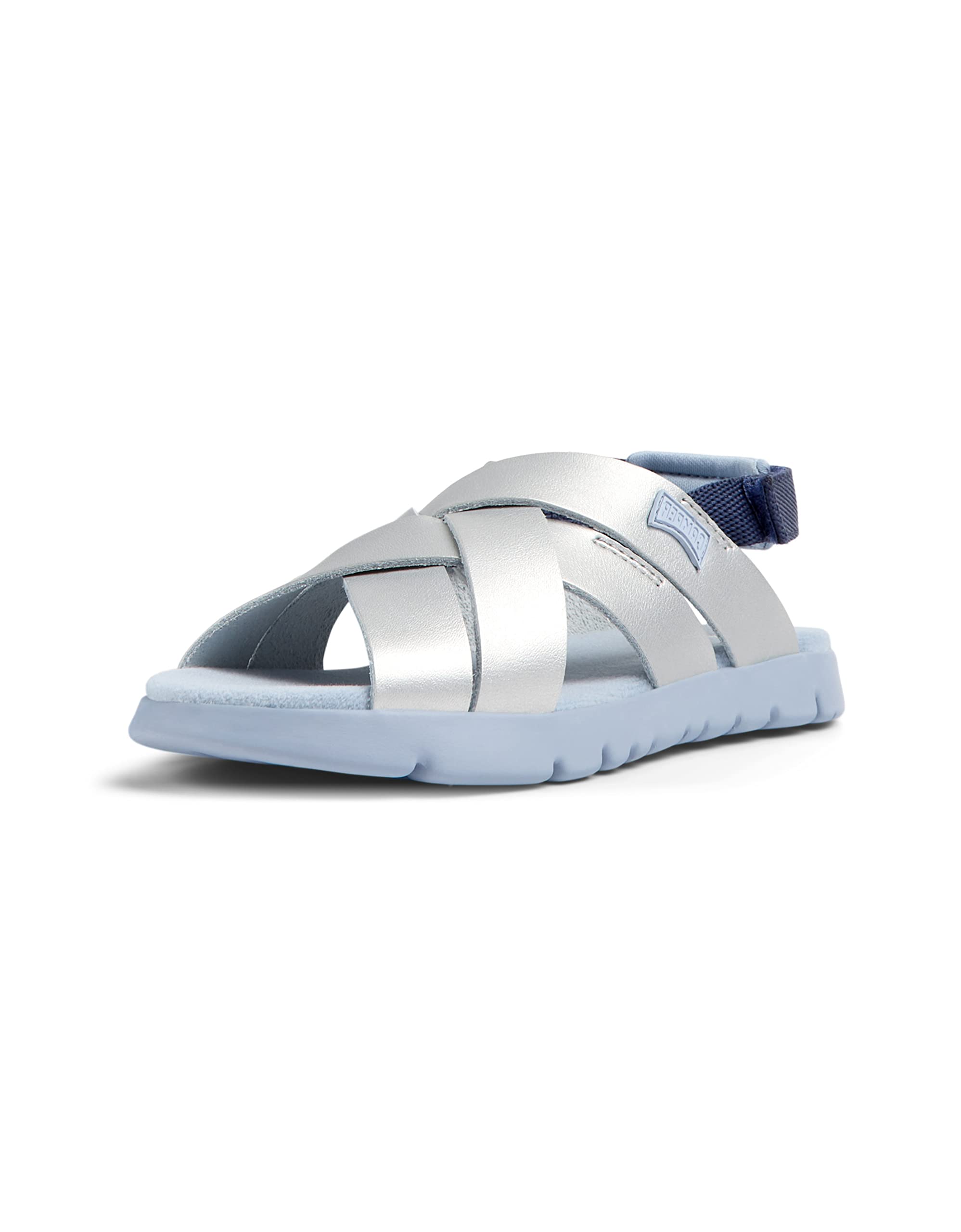Camper Girl's Oruga Kids-k800430 Flat sandal, Grey, 4 UK