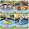 Experience Endless Fun and Cooling Joy with Our Foldable Dog Pool - 47"x12" Sized