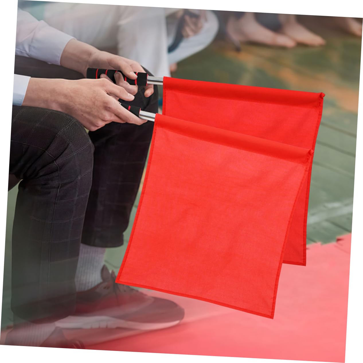 UPKOCH 3 Set Bandiere Segnaletiche Inossidabile Per Competizioni Facile Trasportare E Resistente Prolungati 3 Pezzi*3