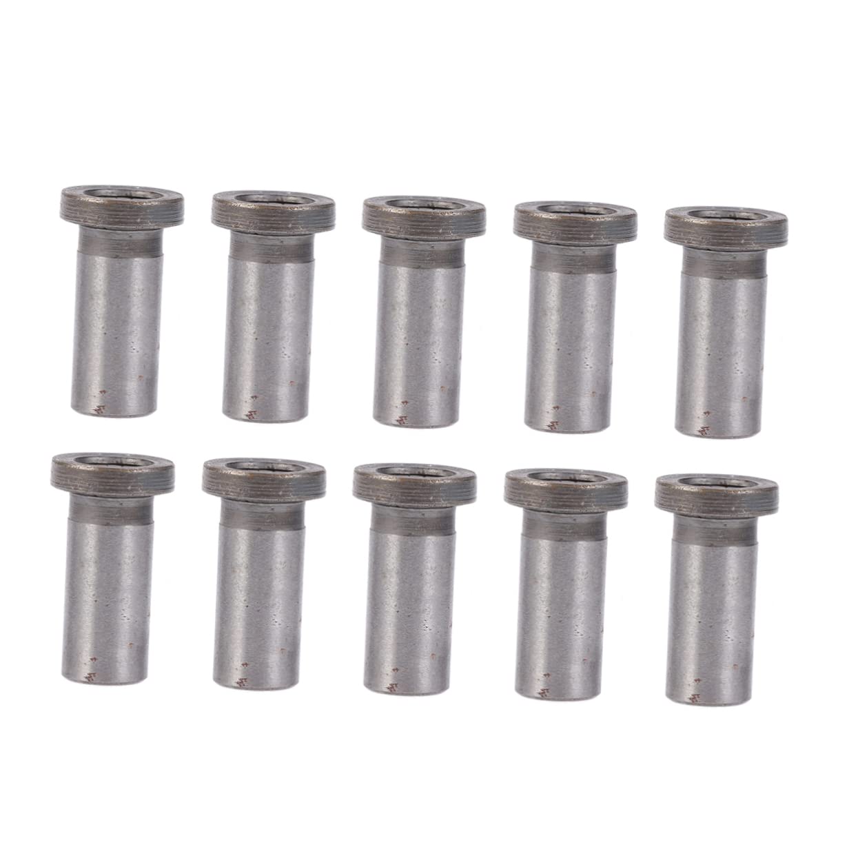 DOITOOL Klemmbausteine 20 Stück - Edelstahl Bohrhülsen Für Geländer Und DIY