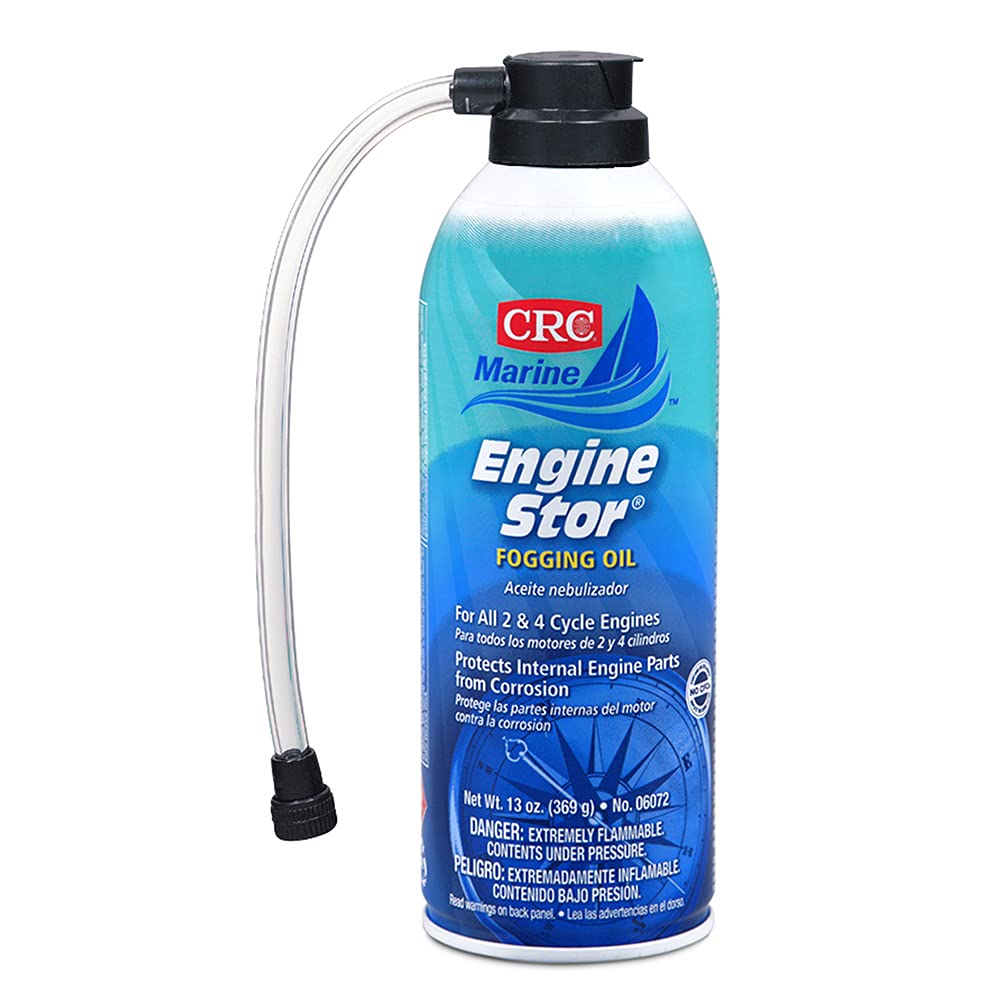 CRC 06072 Engine Stor Fogging Oil Spray for Outboard Engines, 16oz