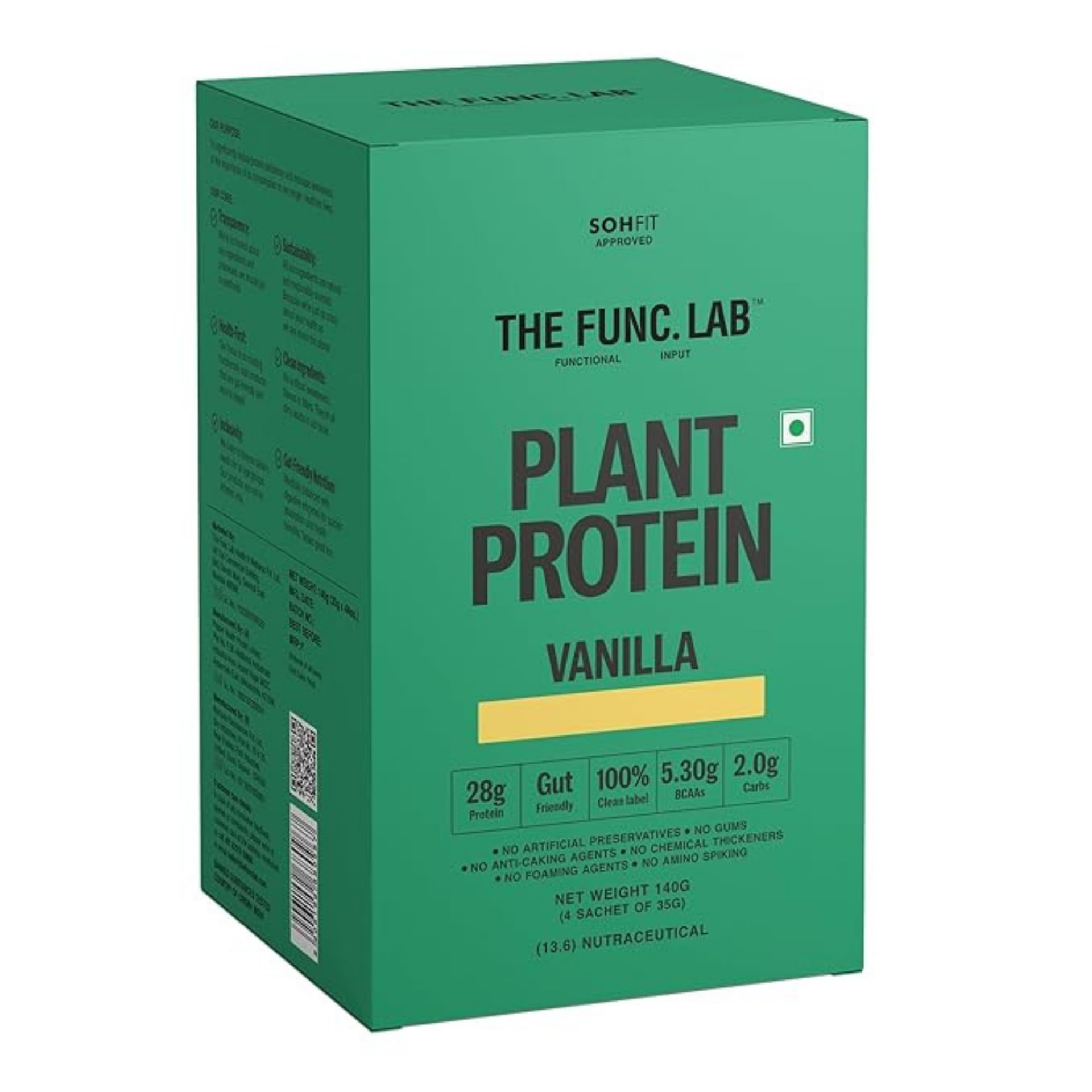 The Func. Lab Plant Protein for Men and Women – Dark Chocolate | 500g | 26g Protein per Scoop | Pea and Rice Blend | Vegan, Sugar‑Free | Gut Friendly, Vegetarian — Amazon image 23