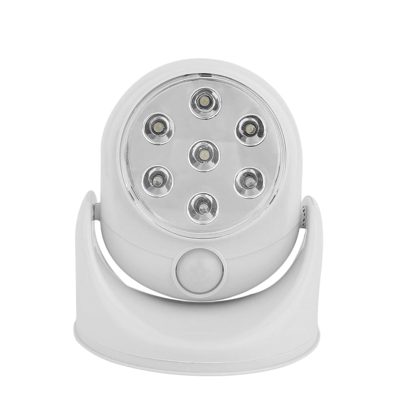 Motion Activated LED Light Cordless Battery Powered Sensor On TV Fit Angel Base Stair Lights Motion Indoor (White, A)