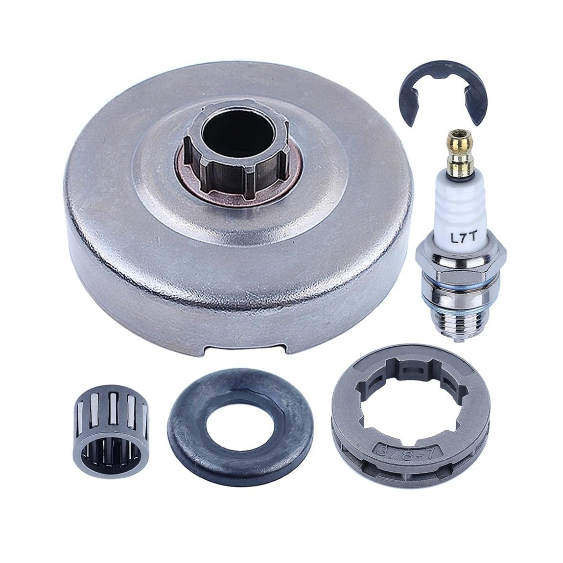 Conjunto de bujía de embrague de motosierra compatible con modelos 372, 371, 365, 362, XP, 2172, 2171, 2165 y 2163