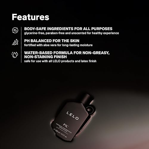 Miniatura 4 de LELO F1L Lubricante a base de agua suave y sedoso, lubricante personal a base de agua, lubricantes personales para privacidad, 3.3 onzas líquidas